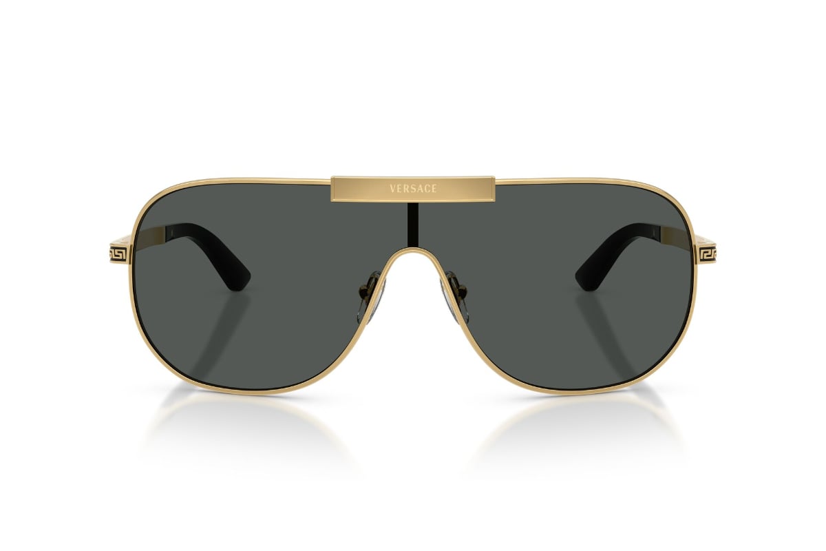 LENTES DE SOL GRECA FLOW DORADO VERSACE - 2