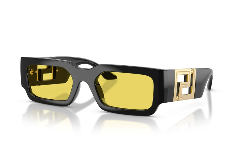 LENTES DE SOL GRECA MAXI NEGRO VERSACE - 1