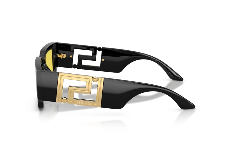 LENTES DE SOL GRECA MAXI NEGRO VERSACE - 3