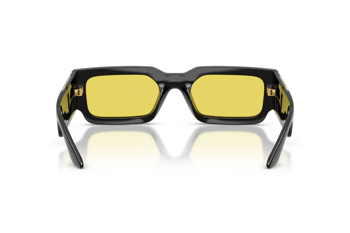 LENTES DE SOL GRECA MAXI NEGRO VERSACE - 4