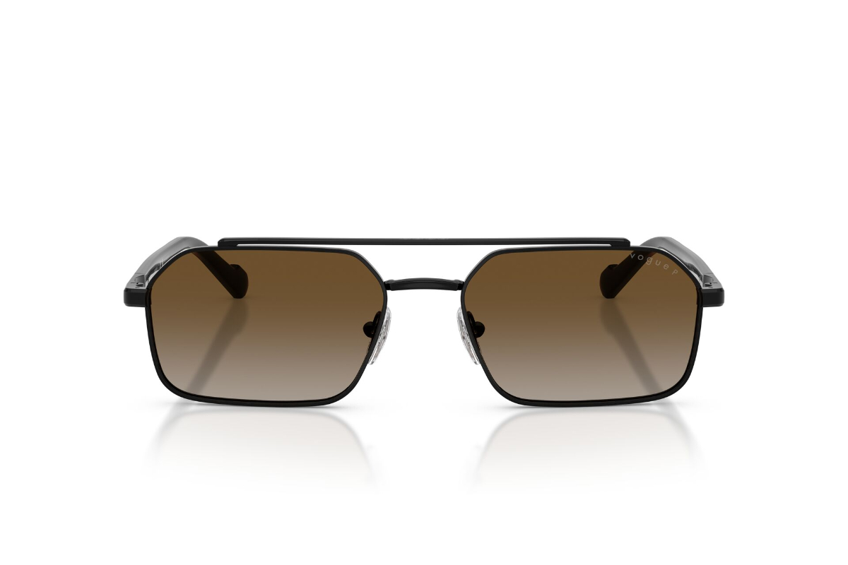 LENTES DE SOL NEGRO POLARIZADOS DEGRADADOS VOGUE - 1