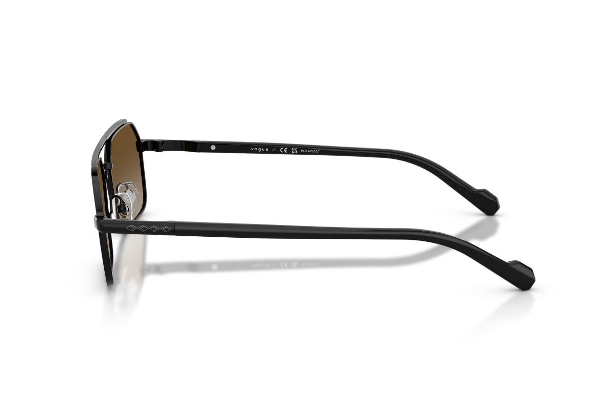 LENTES DE SOL NEGRO POLARIZADOS DEGRADADOS VOGUE - 3