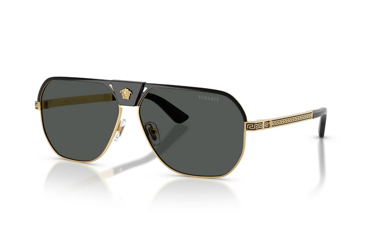 LENTES DE SOL GRECA FLOW NEGRO VERSACE - 1
