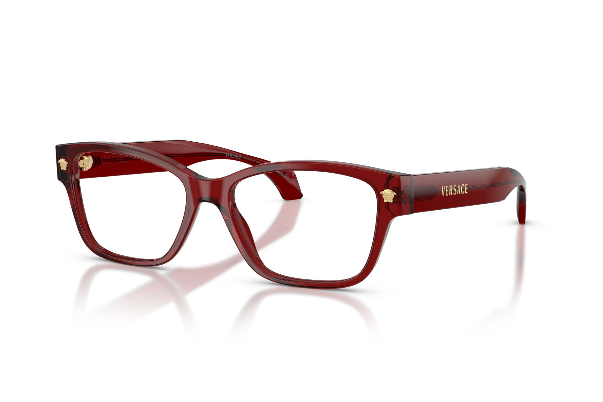 LENTES OPTICOS MEDUSA BURDEO VERSACE - 1