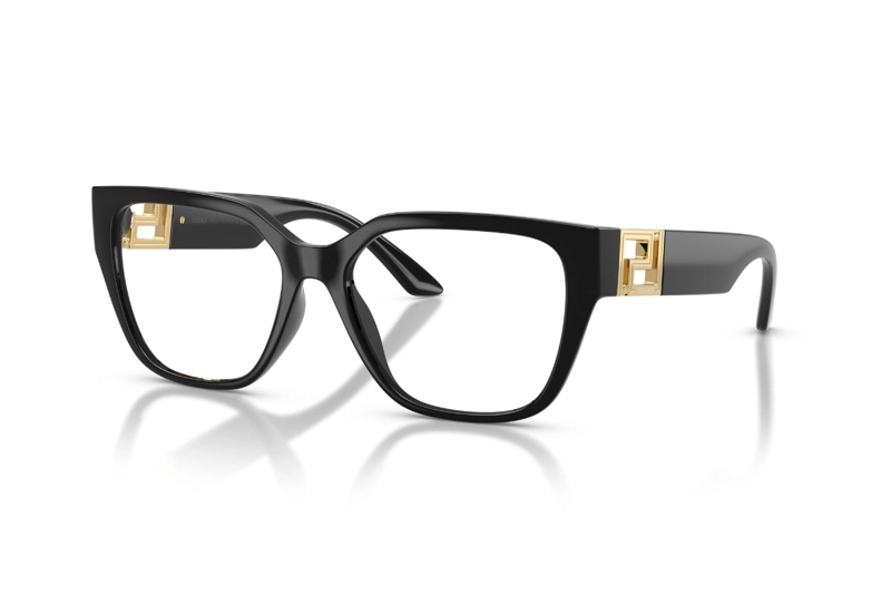 LENTES OPTICOS GRECA MAXI NEGRO VERSACE - 1