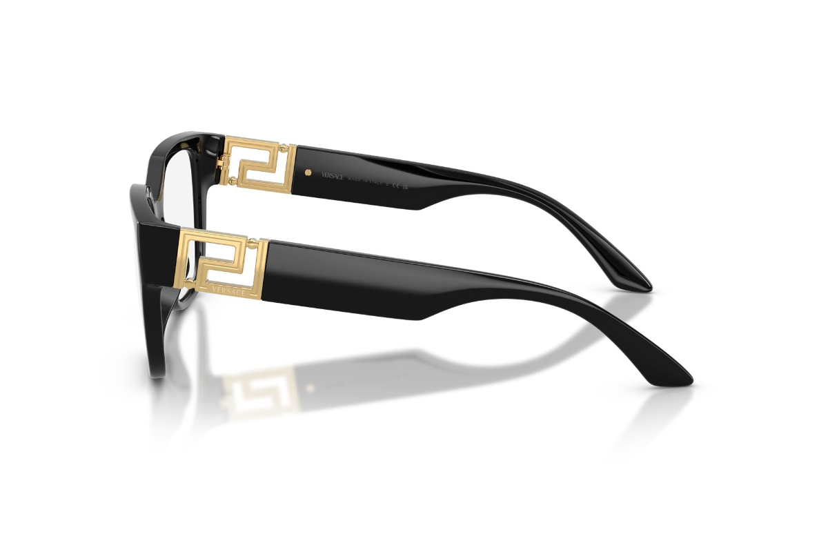 LENTES OPTICOS GRECA MAXI NEGRO VERSACE - 3