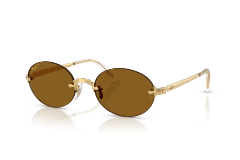 LENTES DE SOL DORADO BY A$AP ROCKY POLARIZADOS RAY-BAN - 2