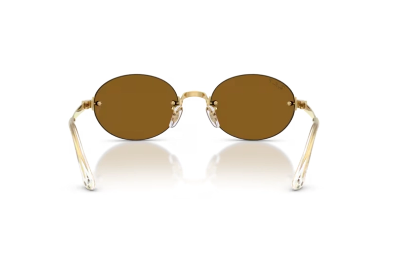 LENTES DE SOL DORADO BY A$AP ROCKY POLARIZADOS RAY-BAN - 4