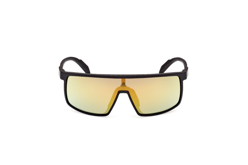 LENTES DE SOL NEGRO ESPEJADOS ADIDAS SPORT - 1