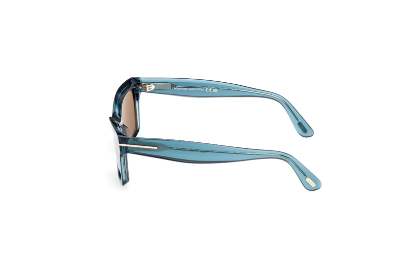LENTES DE SOL AZUL ESPEJADOS TOM FORD - 3