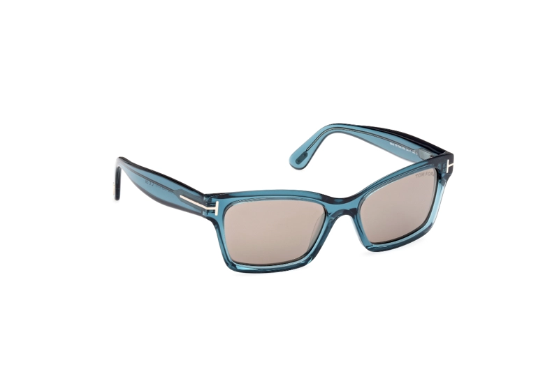 LENTES DE SOL AZUL ESPEJADOS TOM FORD - 8