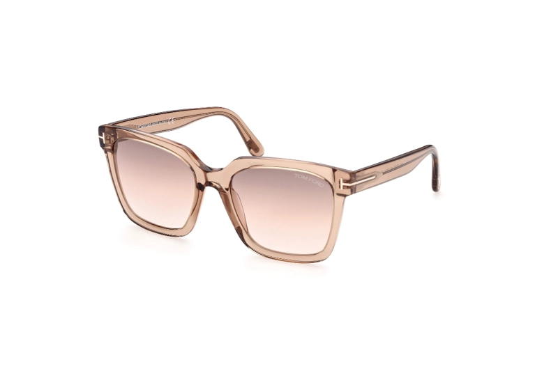 LENTES DE SOL MARRON ESPEJADOS TOM FORD - 1