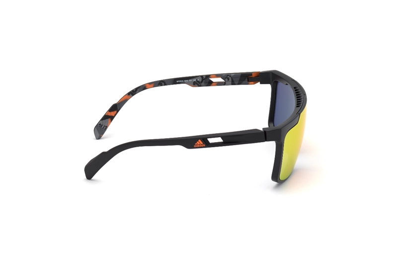 LENTES DE SOL NEGRO ESPEJADOS ADIDAS SPORT - 7