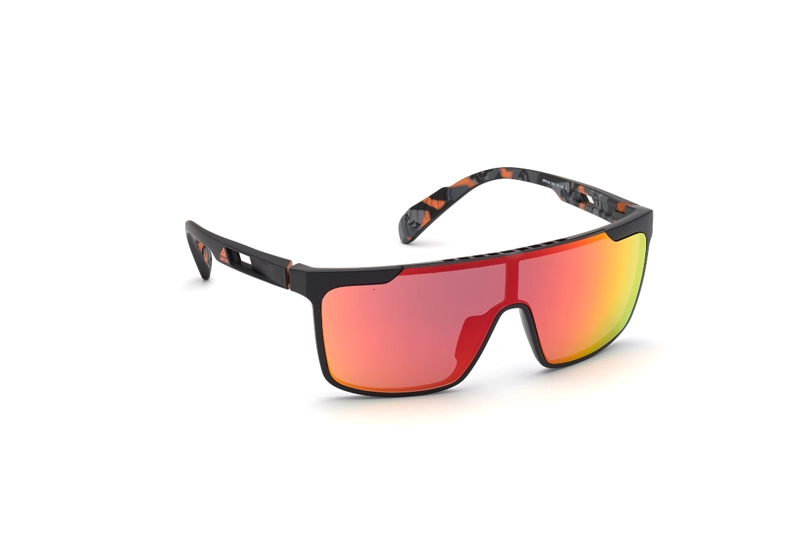 LENTES DE SOL NEGRO ESPEJADOS ADIDAS SPORT - 8