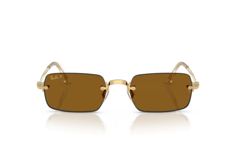 LENTES DE SOL BY A$AP ROCKY DORADO RAY-BAN - 1