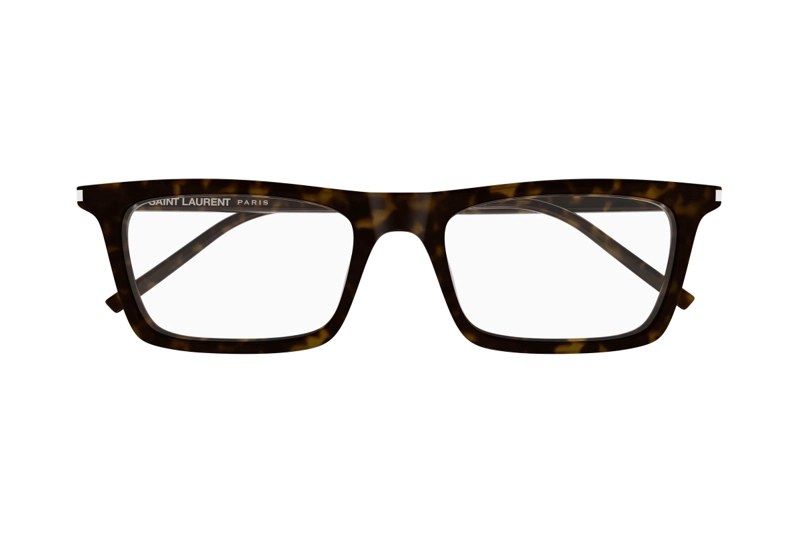 LENTES OPTICOS BETTY THIN HAVANA ANTIREFLEJOS YVES SAINT LAURENT - 2