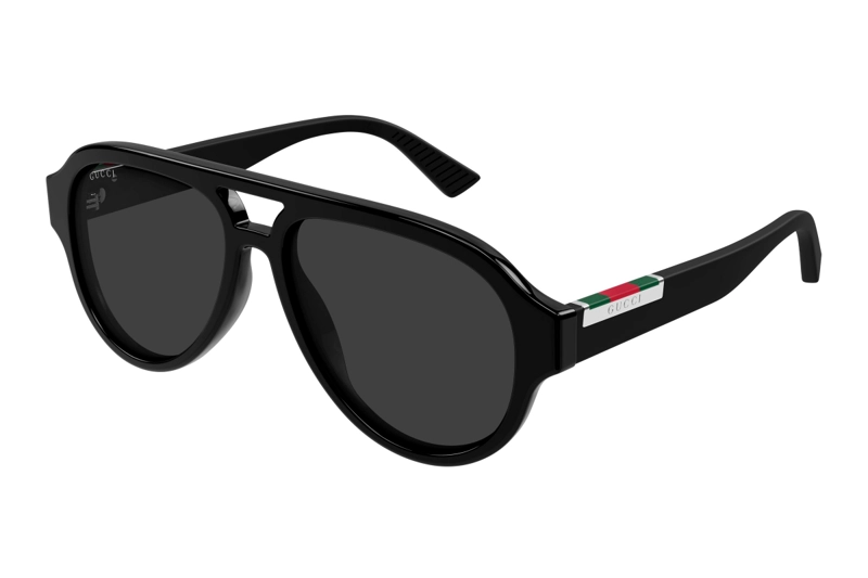 LENTES DE SOL NEGRO GUCCI - 1