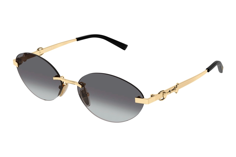 LENTES DE SOL DORADO DEGRADADOS GUCCI - 1