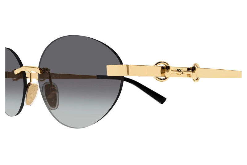 LENTES DE SOL DORADO DEGRADADOS GUCCI - 3