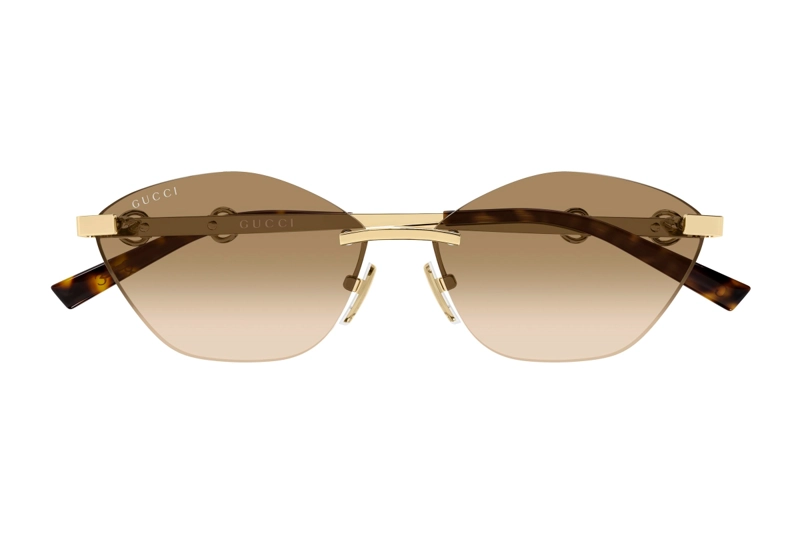 LENTES DE SOL DORADO DEGRADADOS GUCCI - 2