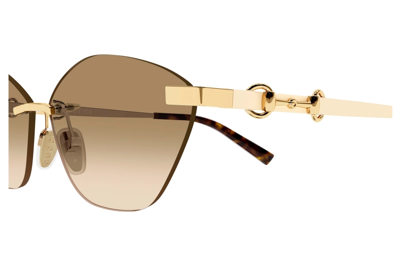 LENTES DE SOL DORADO DEGRADADOS GUCCI - 3