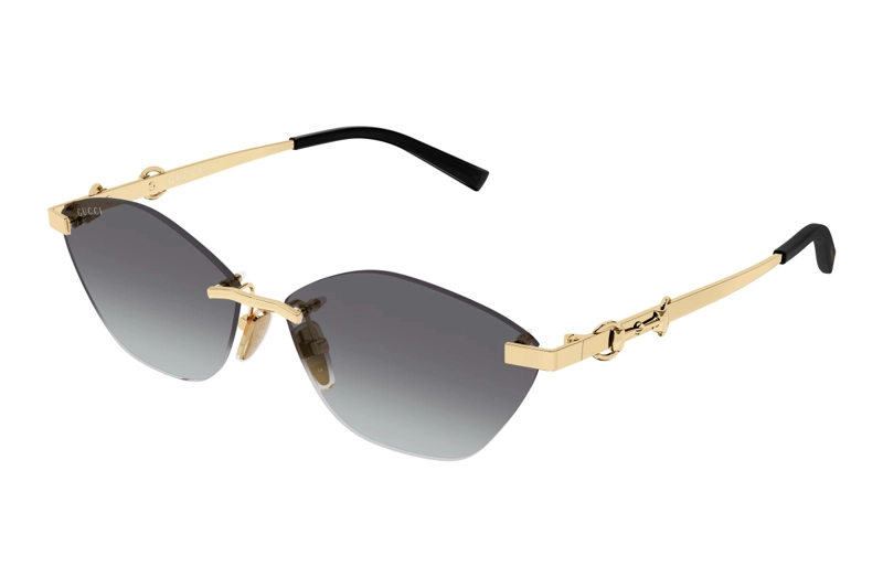 LENTES DE SOL DORADO DEGRADADOS GUCCI - 1