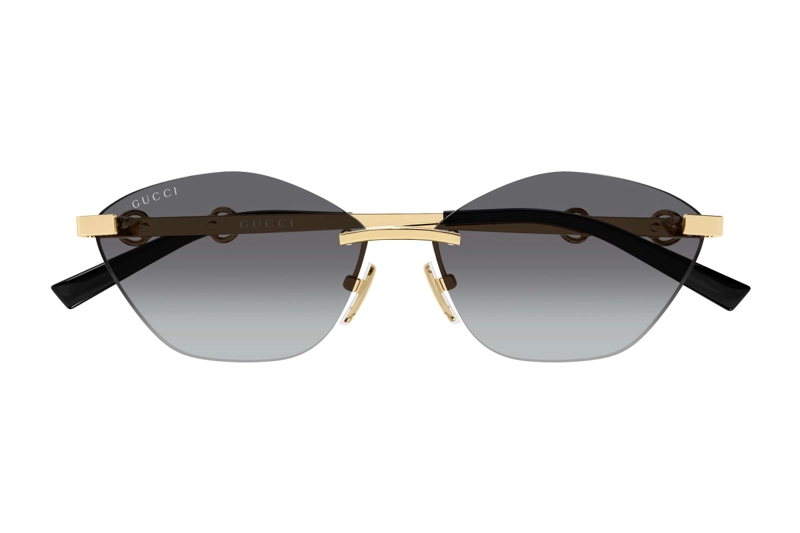 LENTES DE SOL DORADO DEGRADADOS GUCCI - 2