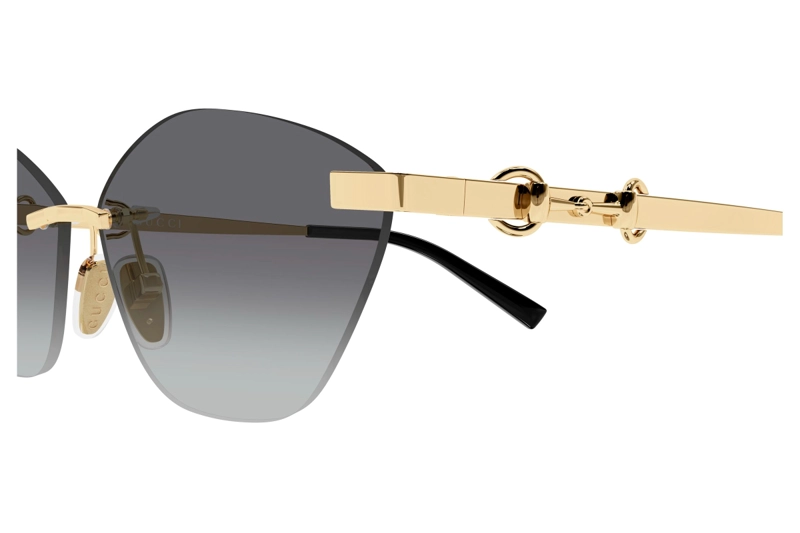 LENTES DE SOL DORADO DEGRADADOS GUCCI - 3