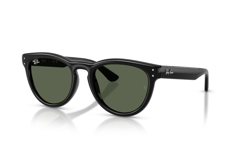 LENTES DE SOL ROUND PUFFER NEGRO RAY-BAN - 2