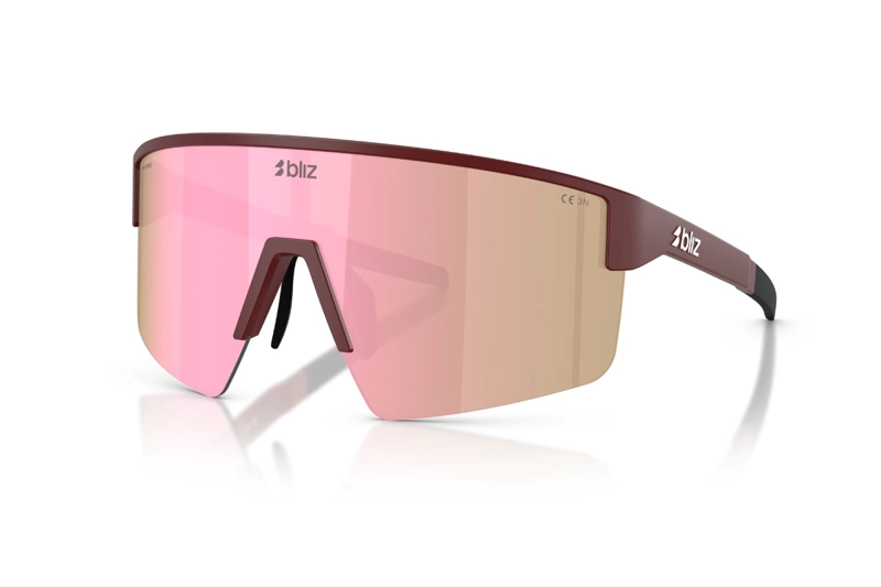 LENTES DE SOL P004 BURDEOS ESPEJADOS BLIZ - 2