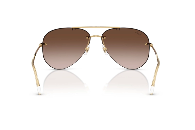 LENTES DE SOL DORADO DEGRADADOS RAY-BAN - 4