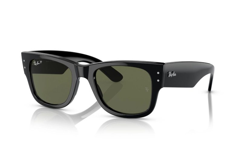 LENTES DE SOL MEGA WAYFARER NEGRO POLARIZADOS ANTIREFLEJOS RAY-BAN - 2