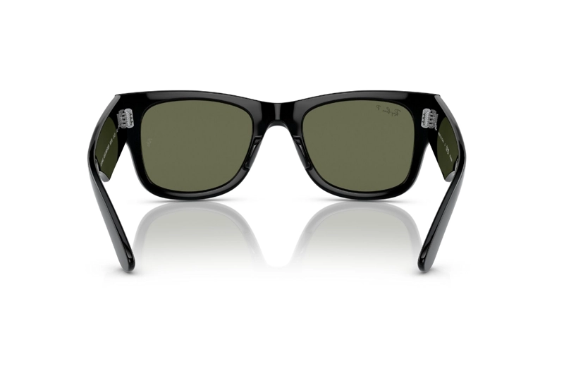 LENTES DE SOL MEGA WAYFARER NEGRO POLARIZADOS ANTIREFLEJOS RAY-BAN - 4