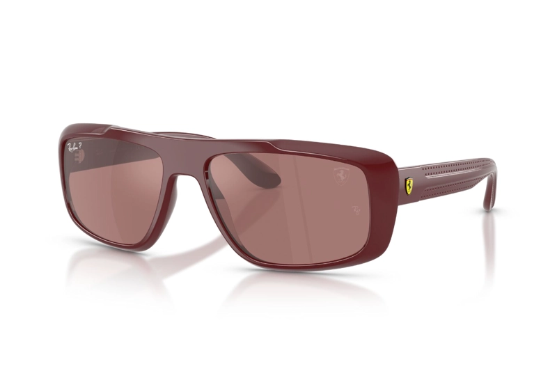 LENTES DE SOL ROJO POLARIZADOS ANTIRELFEJOS ESPEJADOS RAY-BAN - 2