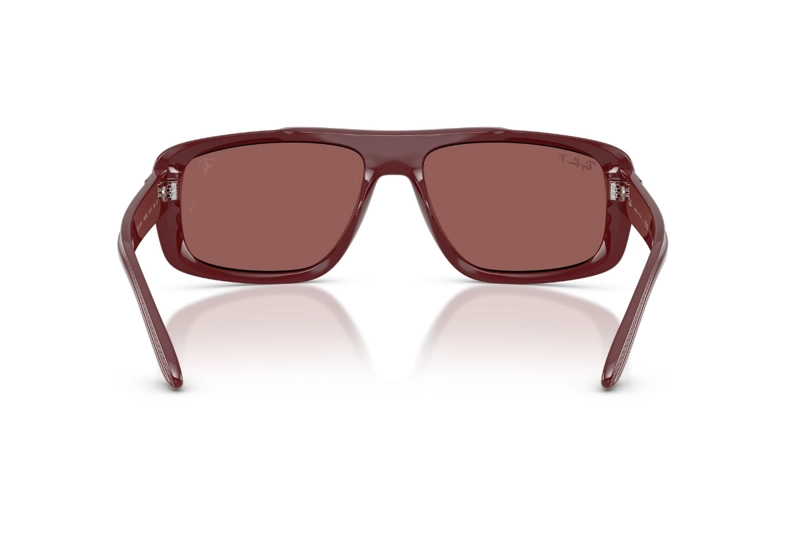 LENTES DE SOL ROJO POLARIZADOS ANTIRELFEJOS ESPEJADOS RAY-BAN - 4