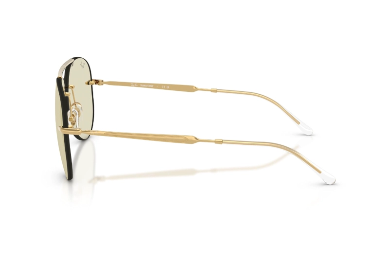 LENTES DE SOL DORADO FOTOCROMATICOS ANTIREFLEJOS RAY-BAN - 3