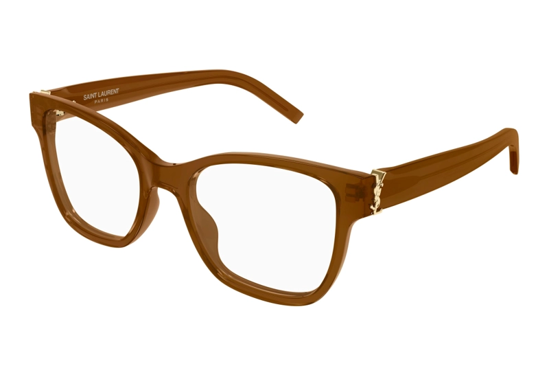LENTES OPTICOS MARRON ANTIREFLEJOS YVES SAINT LAURENT - 1
