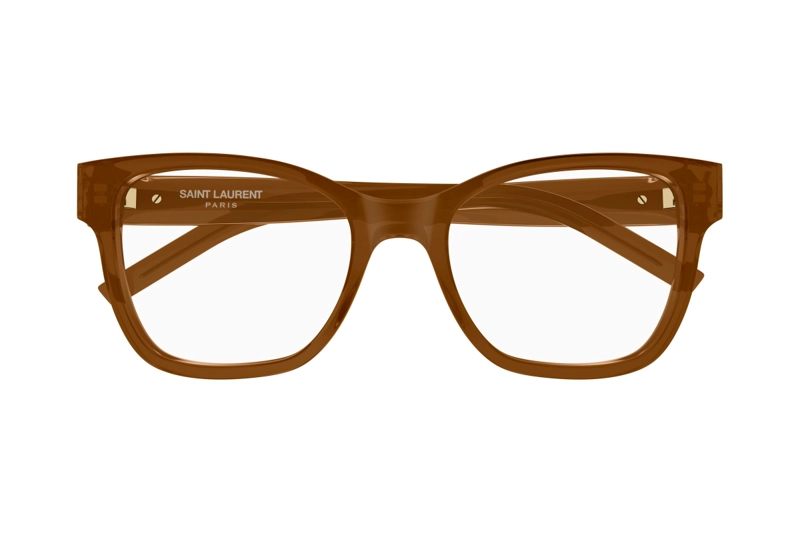 LENTES OPTICOS MARRON ANTIREFLEJOS YVES SAINT LAURENT - 2
