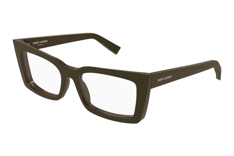 LENTES OPTICOS MARRON ANTIREFLEJOS YVES SAINT LAURENT - 1