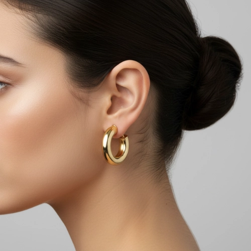 ARGOLLAS 2,5 CM MUJER RIALTO DORADO - 2