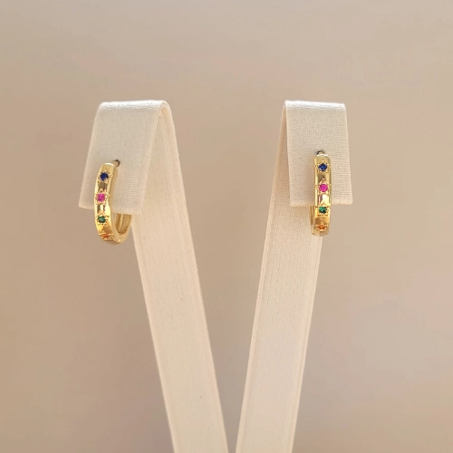 ARGOLLAS 1,5 CM MUJER RIALTO DORADO - 1