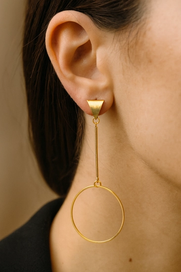 AROS COLGANTES MUJER RIALTO DORADO - 1