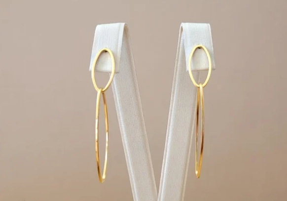 AROS COLGANTES MUJER RIALTO DORADO - 2