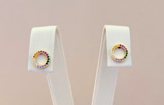 AROS PEGADOS FANTASIA MUJER RIALTO MULTICOLOR - 1