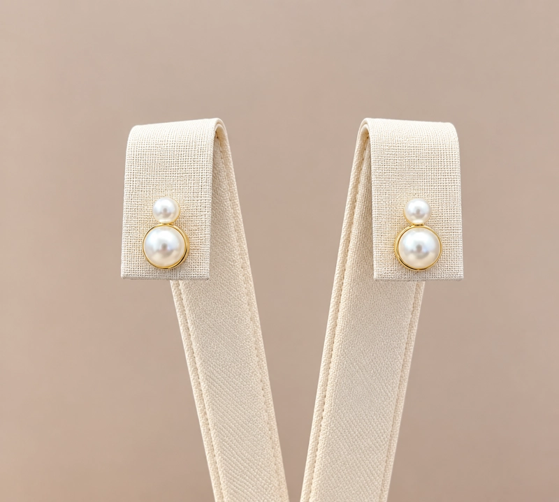 AROS DOBLE PERLA MUJER RIALTO - 1