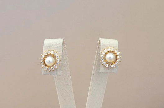 AROS PERLA BRILLANTE MUJER RIALTO BLANCO - 1