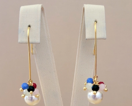 AROS COLGANTES PERLA MUJER RIALTO - 1
