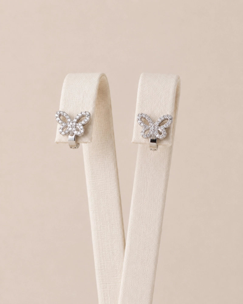 ARGOLLAS MARIPOSA PLATA CIRCONES MUJER RIALTO - 1