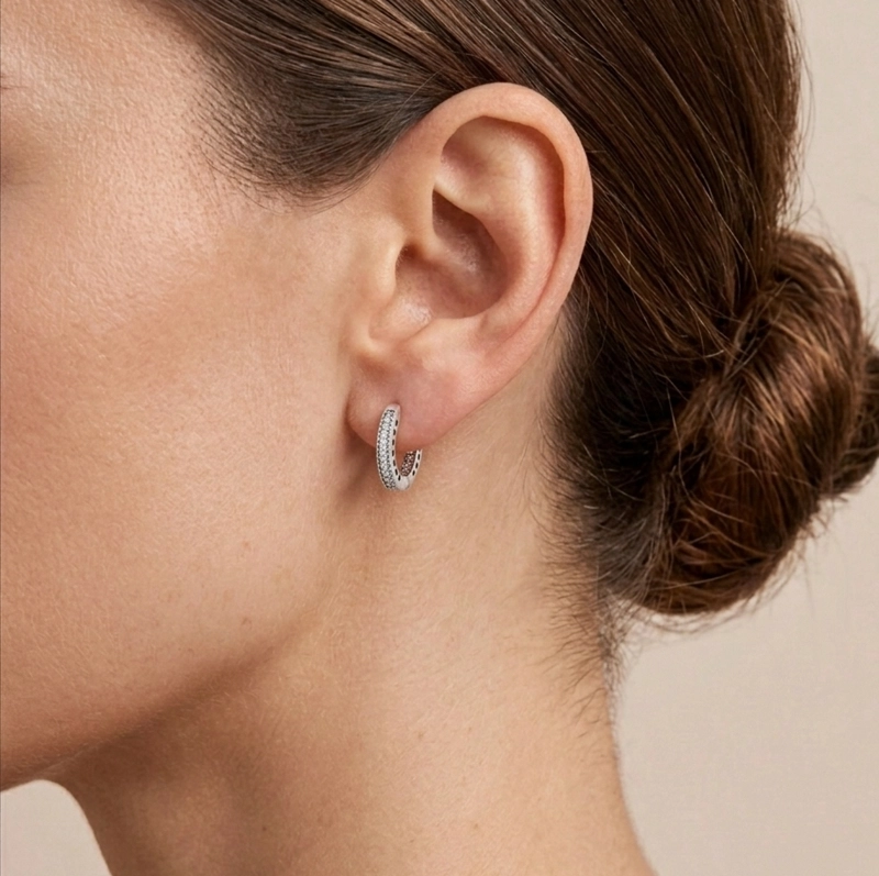 ARGOLLAS BRILLANTES MICRO CIRCONES PLATA 925 MUJER RIALTO - 3