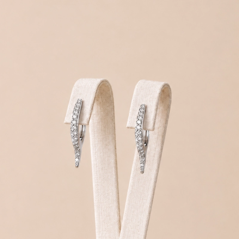 ARGOLLAS PLATA 925 CON MICRO CIRCONES MUJER RIALTO - 1